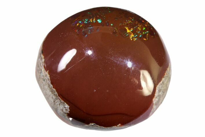 Polished Ethiopian Chocolate Opal Nodule - Yita Ridge #316151